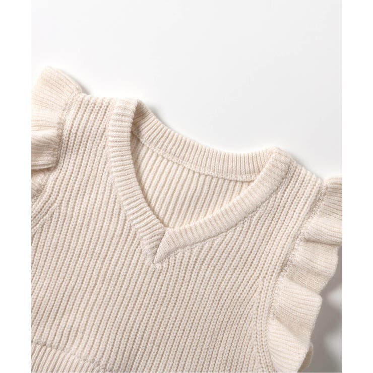 フリルニットベスト&ワンピースセット | F.O.Online Store | 詳細画像4