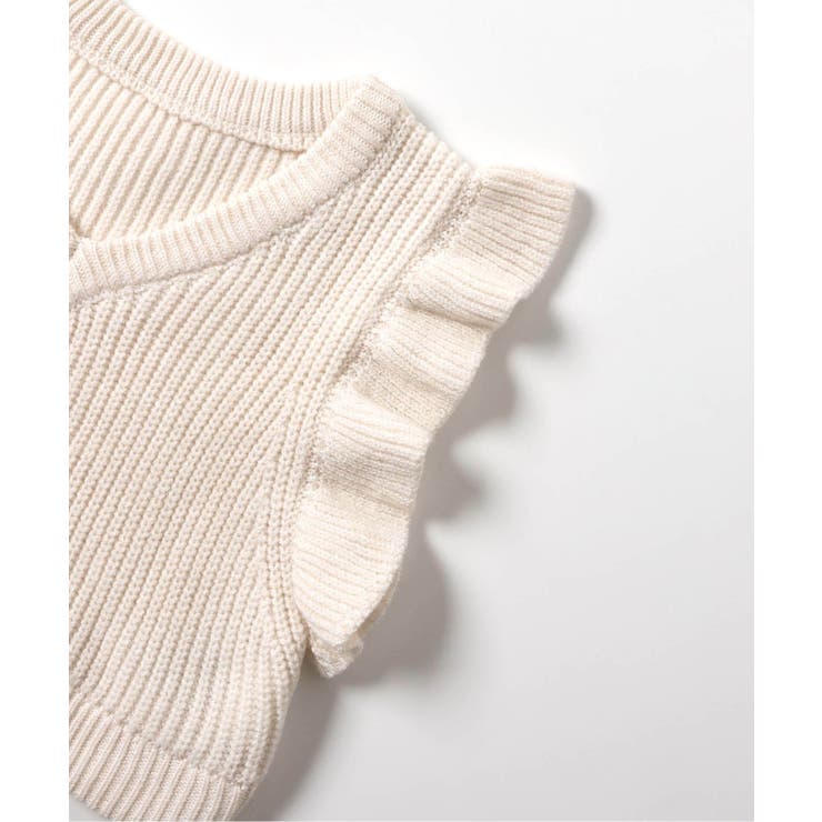 フリルニットベスト&ワンピースセット | F.O.Online Store | 詳細画像5