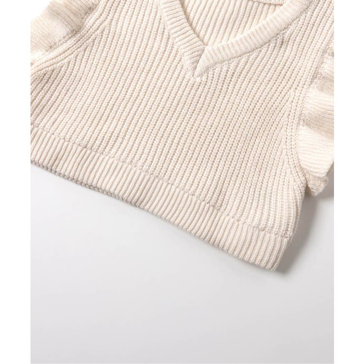 フリルニットベスト&ワンピースセット | F.O.Online Store | 詳細画像6