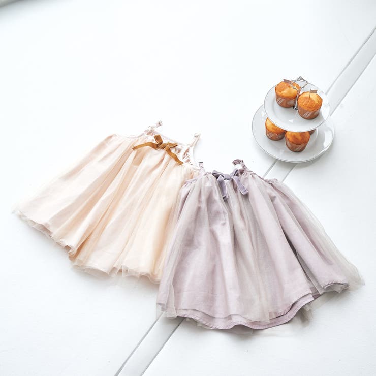 プリモプエルワンピースとインナーパンツ　カチューシャ 帽子付き】オーガニックコットンロマンチュールワンピース