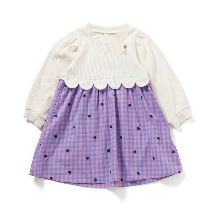 ピンク | WEB限定 スカラップドッキングワンピース | F.O.Online Store