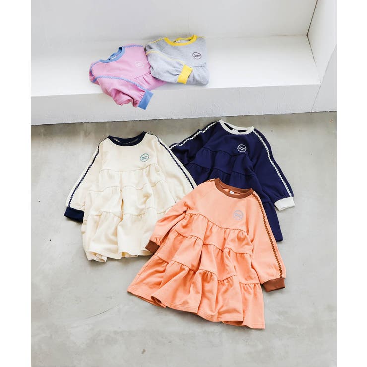 WEB限定 なみなみラインティアードワンピース  | F.O.Online Store | 詳細画像25 