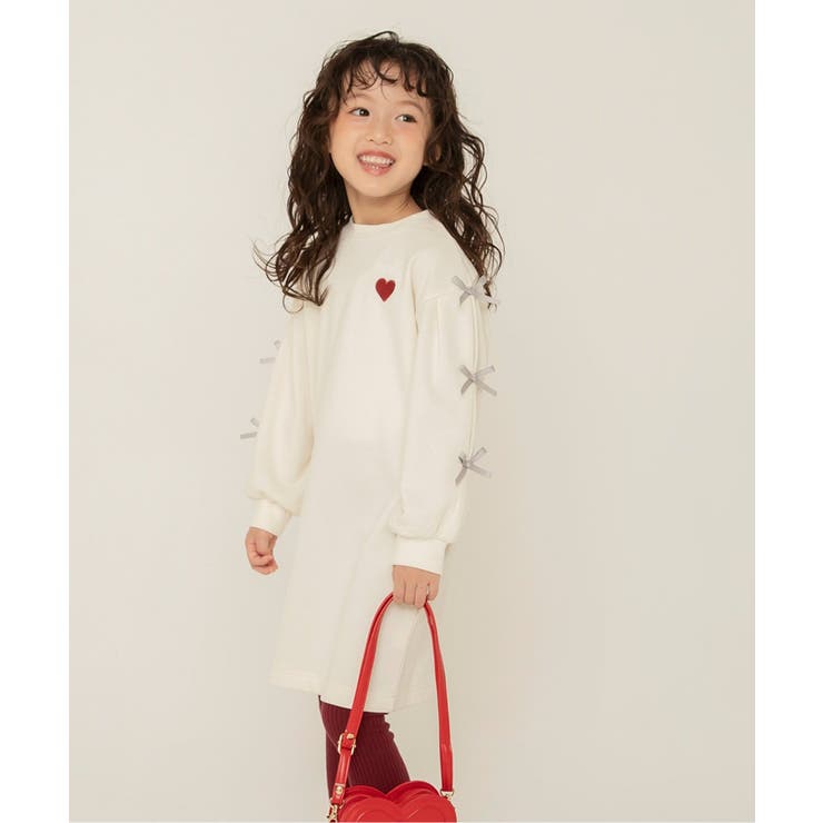 アイボリー | WEB限定 袖リボンワンピース | F.O.Online Store