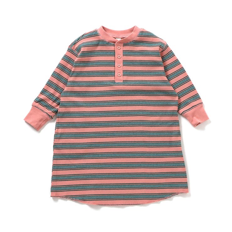 【リンク】ヘンリーネックマルチボーダーワンピース | F.O.Online Store | 詳細画像4 