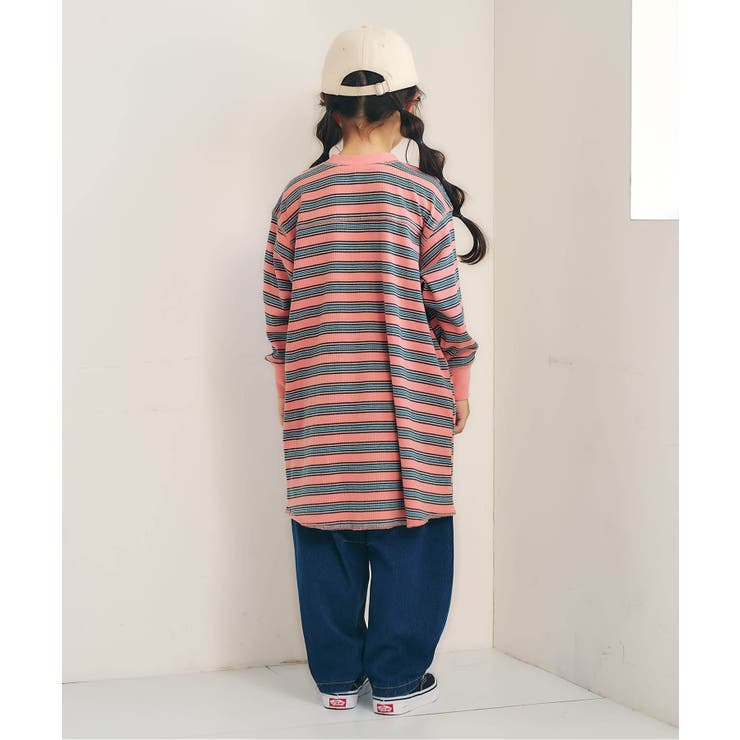 【リンク】ヘンリーネックマルチボーダーワンピース | F.O.Online Store | 詳細画像6 