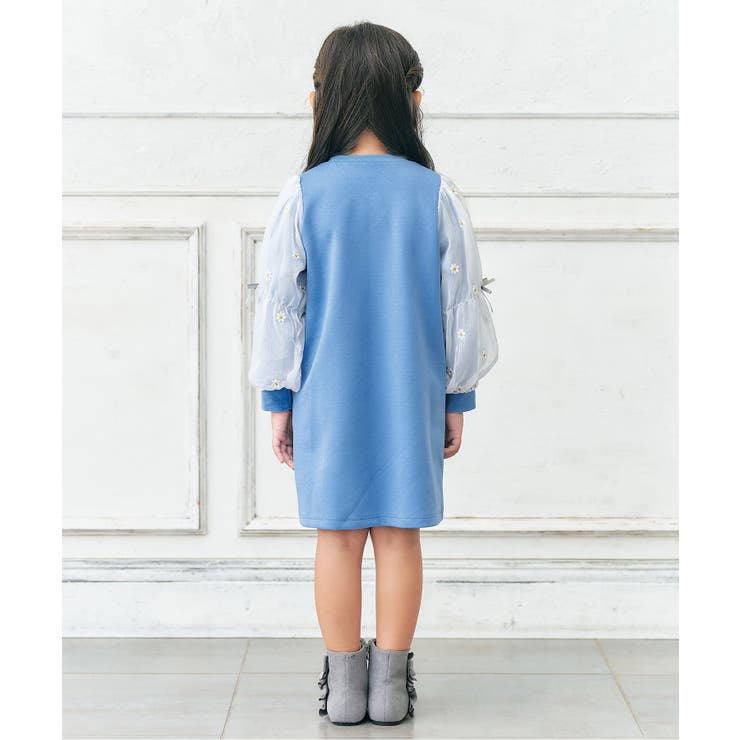 3柄刺繍チュールスリーブワンピース | F.O.Online Store | 詳細画像15 