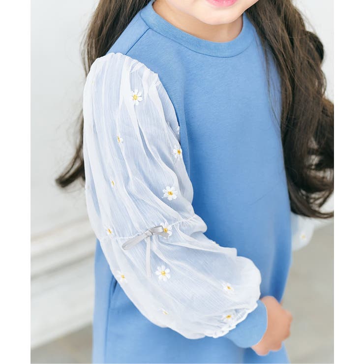 3柄刺繍チュールスリーブワンピース | F.O.Online Store | 詳細画像16 