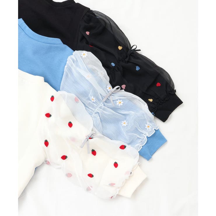 3柄刺繍チュールスリーブワンピース | F.O.Online Store | 詳細画像18 