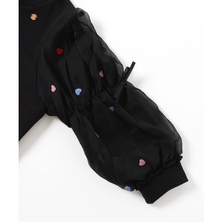 3柄刺繍チュールスリーブワンピース | F.O.Online Store | 詳細画像3 