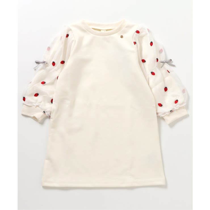 3柄刺繍チュールスリーブワンピース | F.O.Online Store | 詳細画像4 