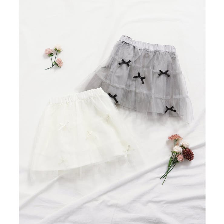 リボンティアードチュールスカート | F.O.Online Store | 詳細画像20 