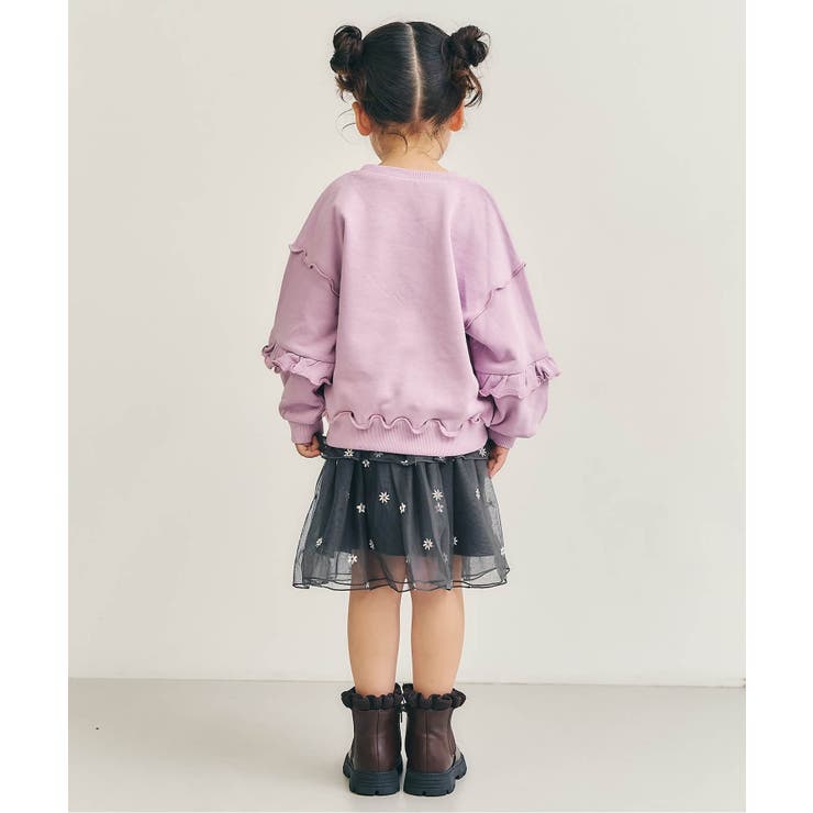 ハート・フラワー刺繍チュールスカート | F.O.Online Store | 詳細画像9 