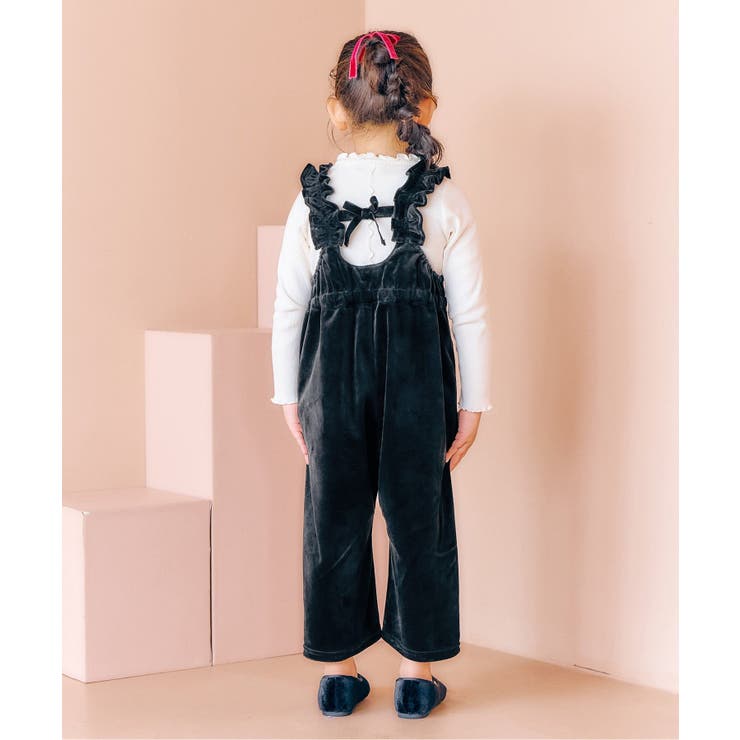 ベロアフリルサロペット  9分丈 | F.O.Online Store | 詳細画像5 