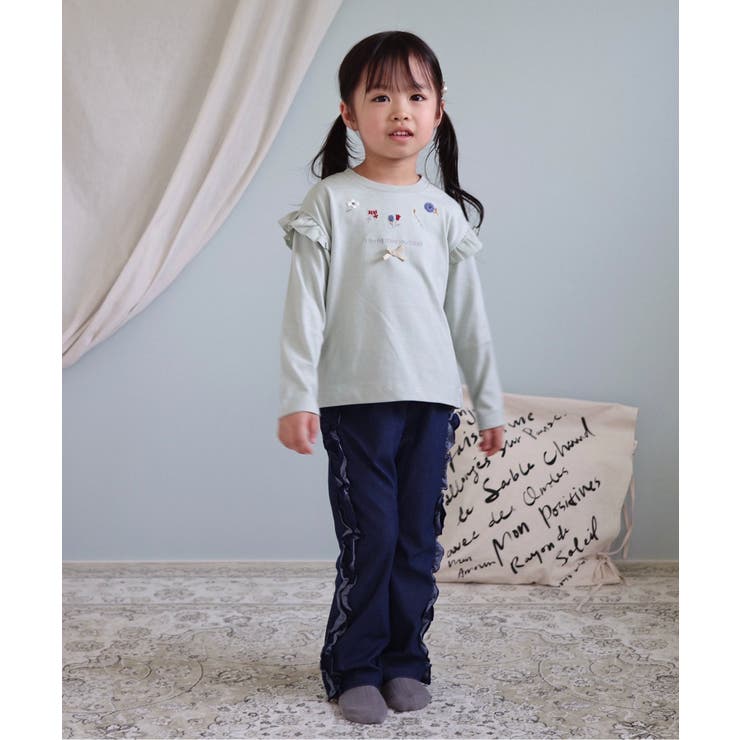 サイドフリルストレート/7days Style pants  10分丈 | F.O.Online Store | 詳細画像18 