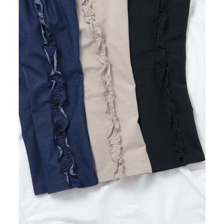 サイドフリルストレート/7days Style pants  10分丈 | F.O.Online Store | 詳細画像22 