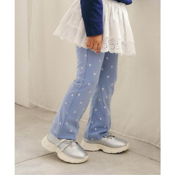 サックス | バラエティフレアパンツ/Look at Me!Pants  10分丈 | F.O.Online Store