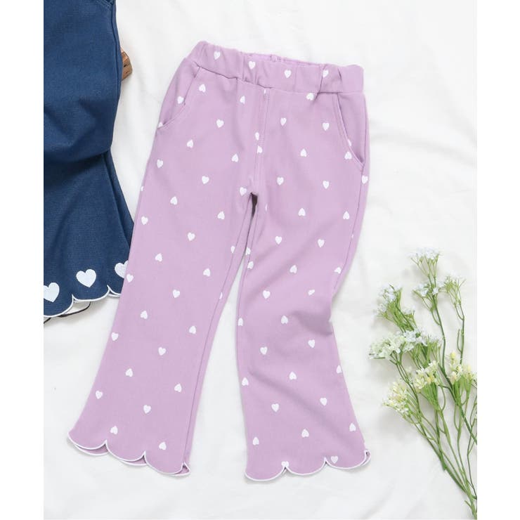 ラベンダー | WEB限定 裾スカラップカットソーパンツ  10分丈 | F.O.Online Store