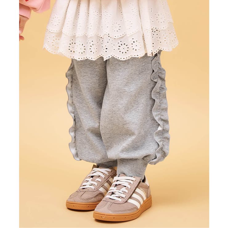 グレー | フリルスウェットパンツ  10分丈 | F.O.Online Store