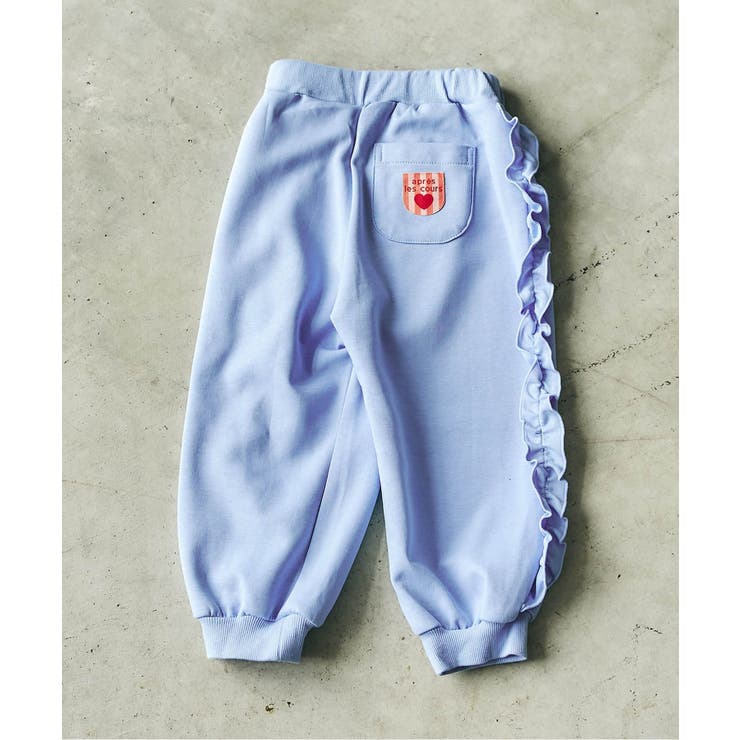 サックス | フリルスウェットパンツ  10分丈 | F.O.Online Store