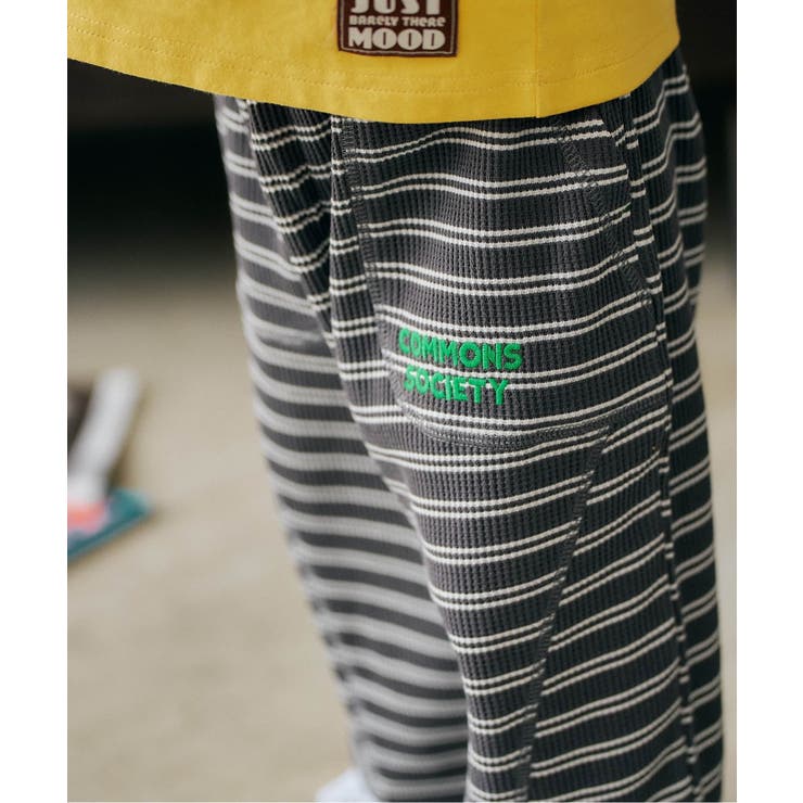 ワッフル配色ステッチ刺繍パンツ | F.O.Online Store | 詳細画像4 