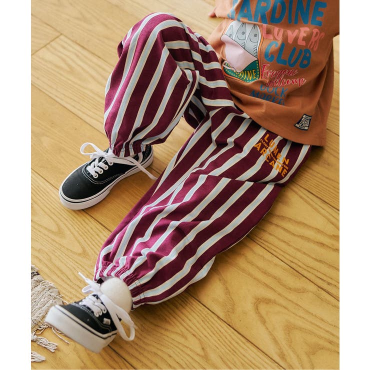 エンジ | 【リンク】アソート総柄ゆったりカットソーパンツ  10分丈 | F.O.Online Store