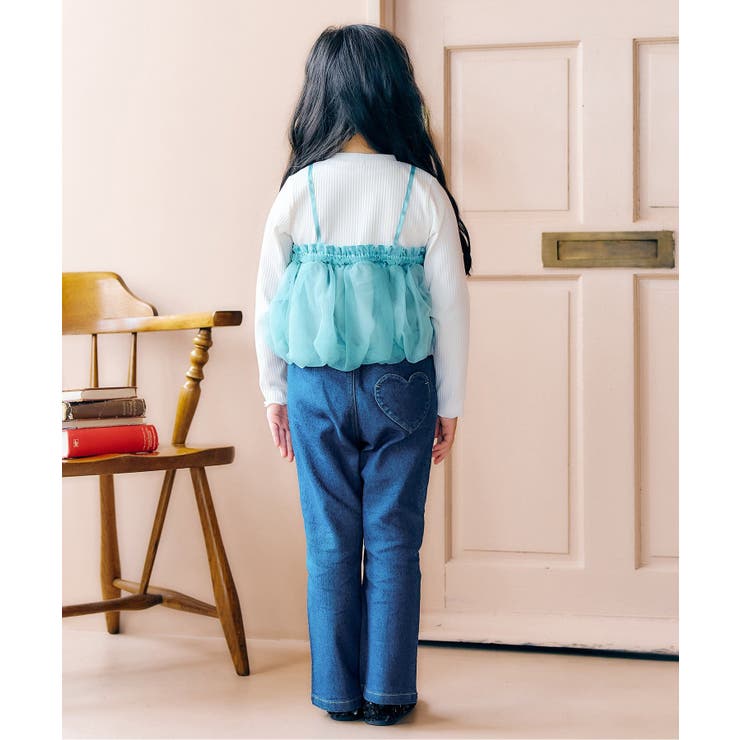 裾パール・ラインストーンフレアきゅんパンツ  10分丈 | F.O.Online Store | 詳細画像21 
