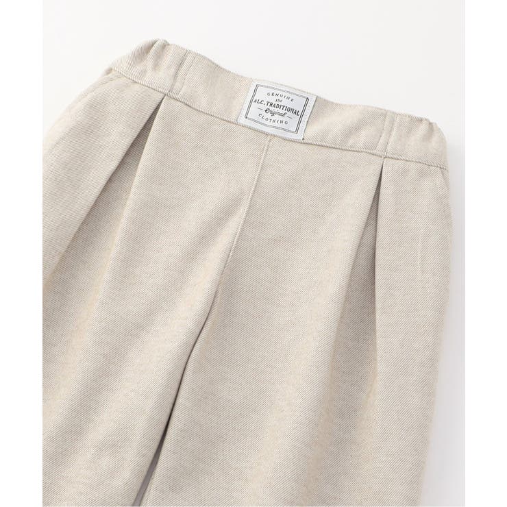 ウールライクワイドタックパンツ  10分丈 | F.O.Online Store | 詳細画像9 