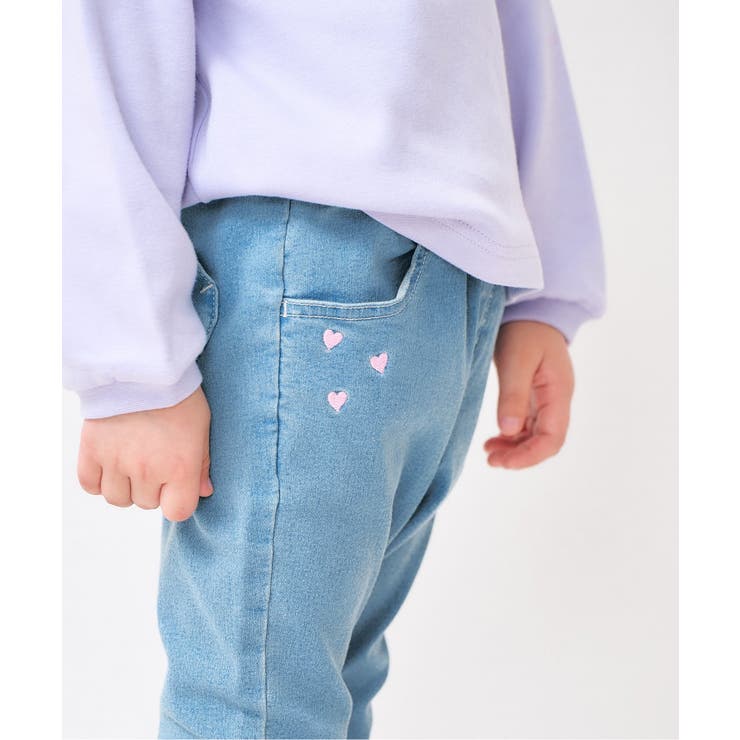 ハート刺繍スリムきゅんパンツ  10分丈 | F.O.Online Store | 詳細画像28 