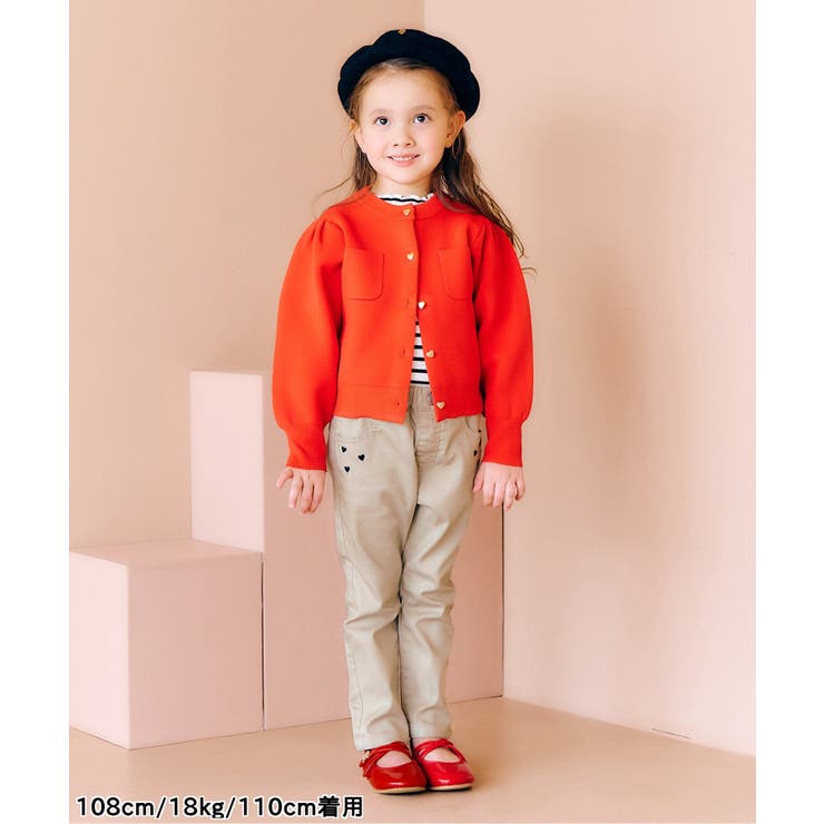 ハート刺繍スリムきゅんパンツ  10分丈 | F.O.Online Store | 詳細画像5 