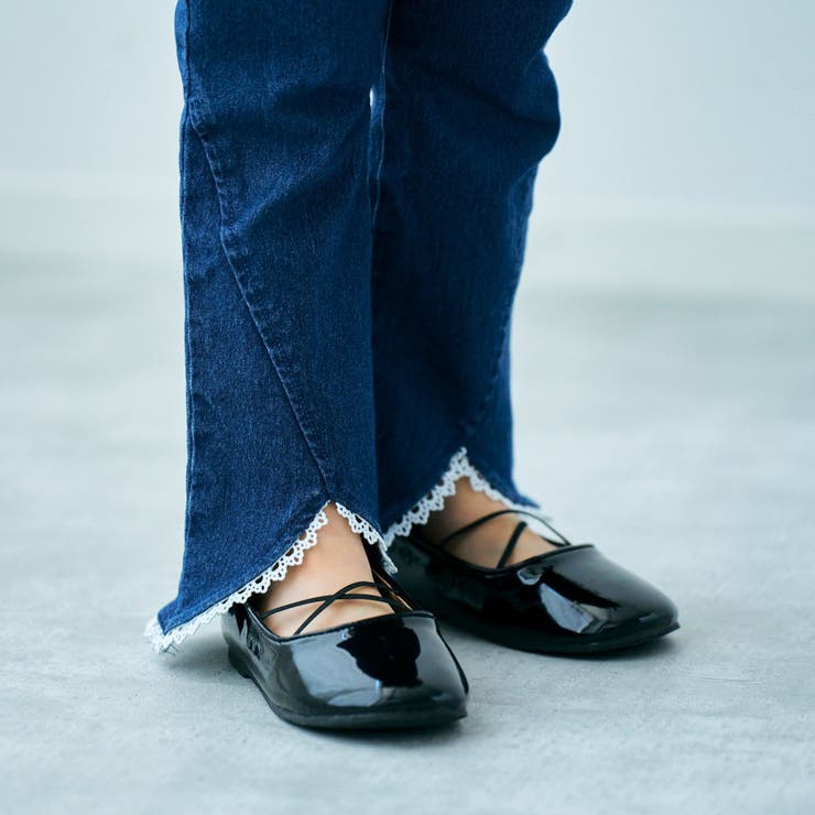 WEB限定 裾レースフレアパンツ[品番：FOKK0017280]｜F.O.Online