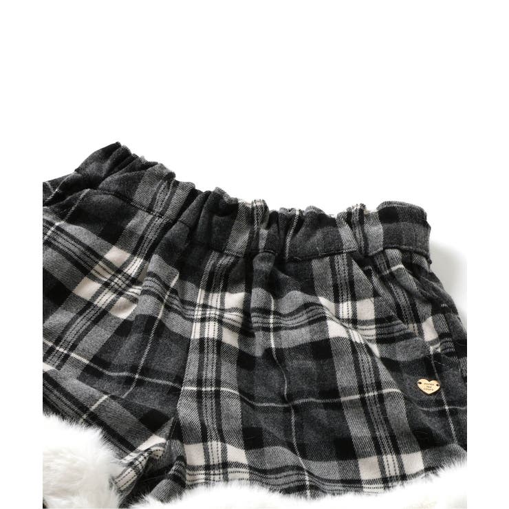 WEB限定 ファー付きショートパンツ ショート丈[品番：FOKK0021555