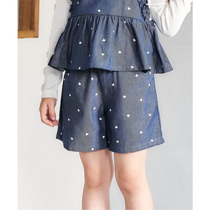 ブルー | ハートポケットショートきゅんパンツ  ショート丈 | F.O.Online Store