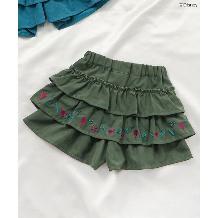 グリーン | ディズニーキャラクターティアードショートパンツ  ショート丈 | F.O.Online Store