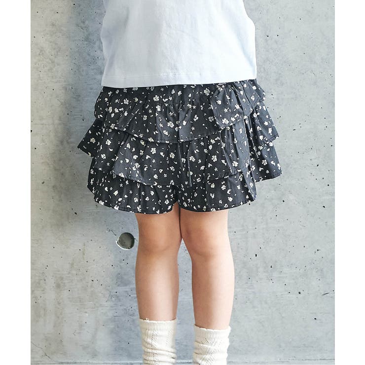 ブラック | ティアードキュロットパンツ  | F.O.Online Store