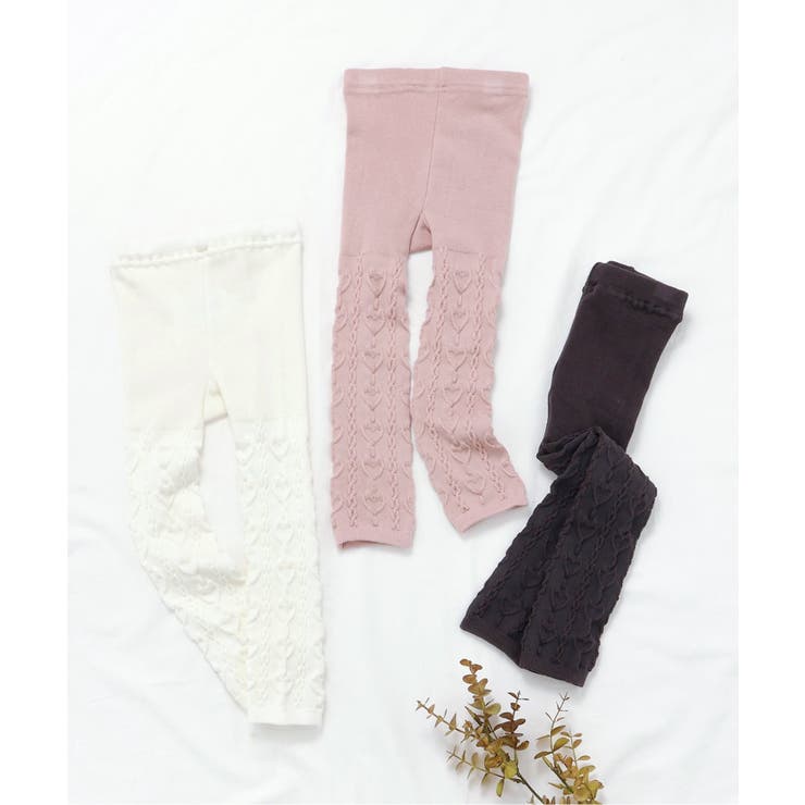 ハートケーブル柄レギンス | F.O.Online Store | 詳細画像7 