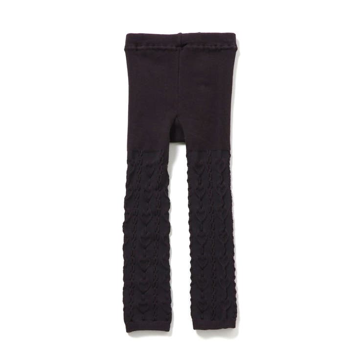 チャコール | ハートケーブル柄レギンス | F.O.Online Store