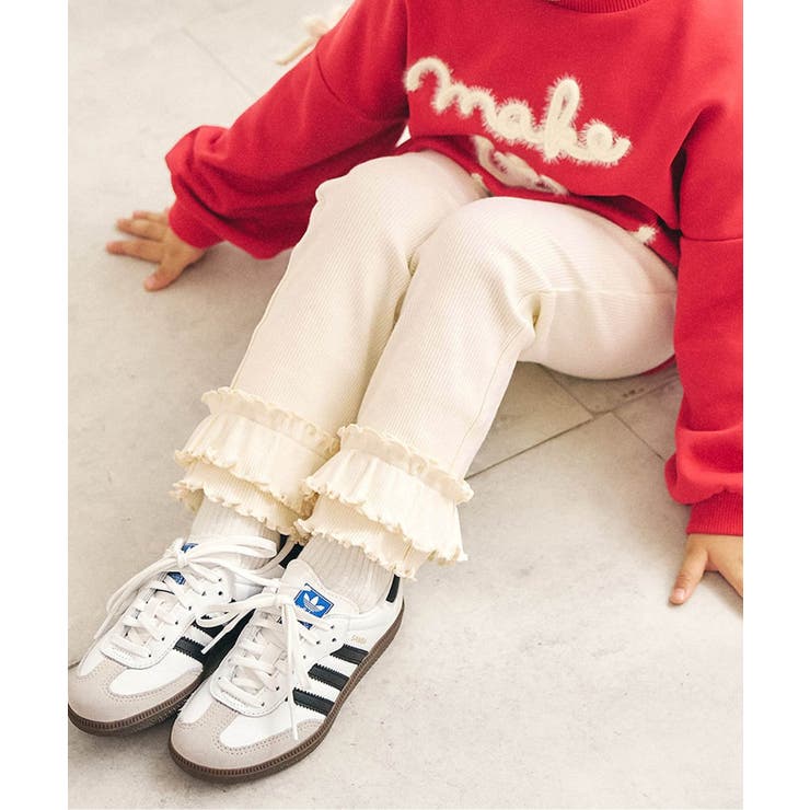 アイボリー | メロウフリルリブレギンス/Look at Me!Pants | F.O.Online Store