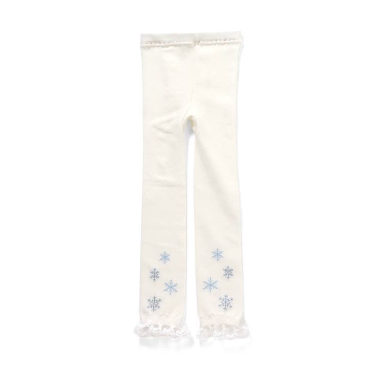 お花・雪柄裾レースレギンス | F.O.Online Store | 詳細画像1 