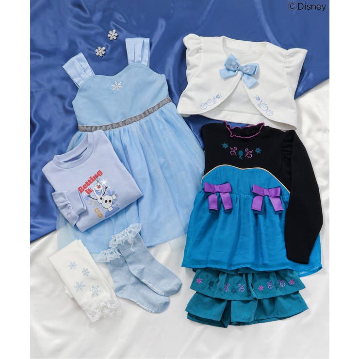 お花・雪柄裾レースレギンス | F.O.Online Store | 詳細画像16 
