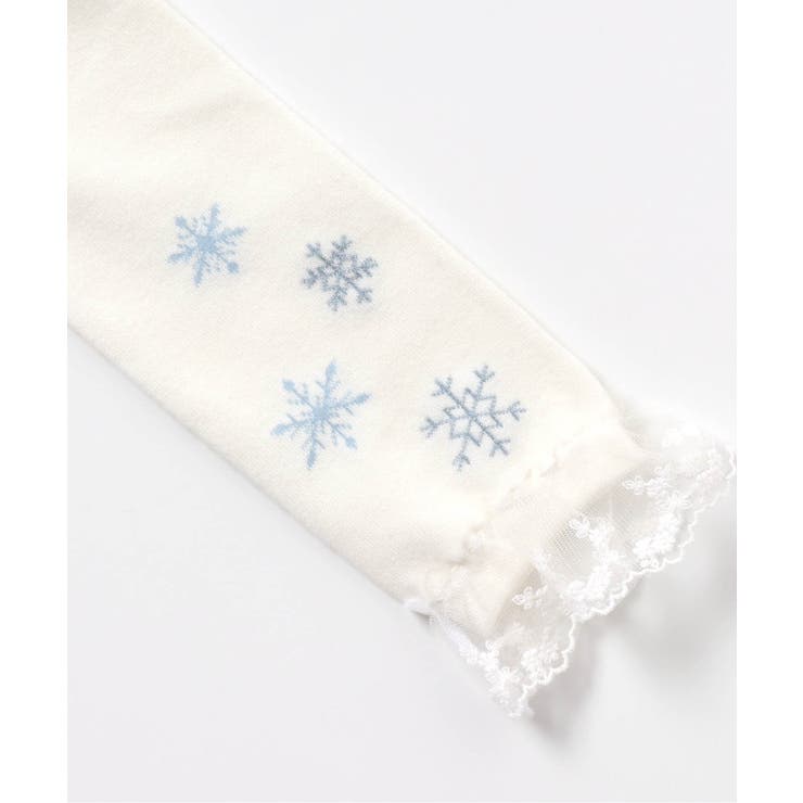 お花・雪柄裾レースレギンス | F.O.Online Store | 詳細画像4 