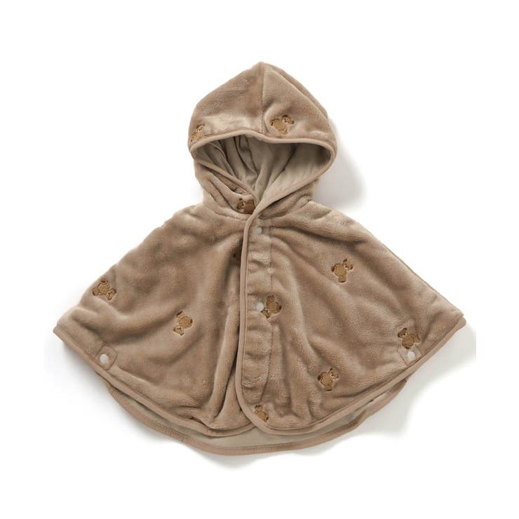 ブラウン | ボア刺繍マント | F.O.Online Store