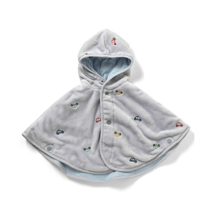 ライトグレー | ボア刺繍マント | F.O.Online Store