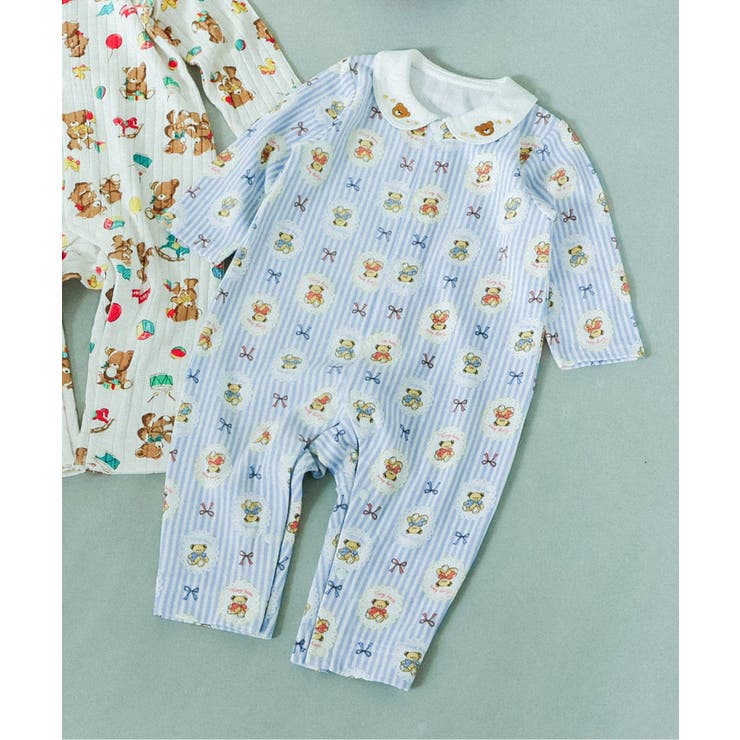 サックス | tiny bear Palette 衿付きカバーオール | F.O.Online Store