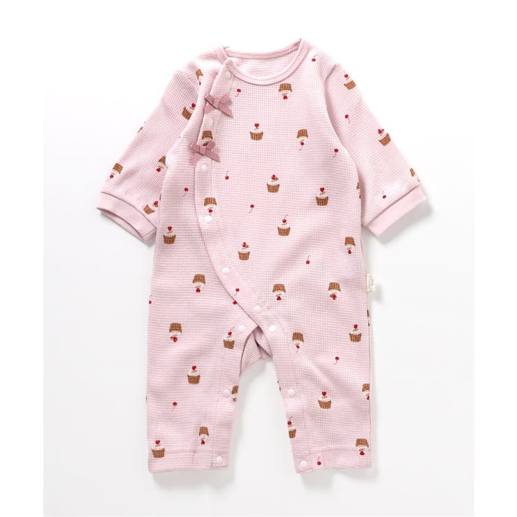 ピンク | ワッフル総柄カバーオール | F.O.Online Store