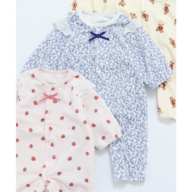 花柄 | べロア総柄カバーオール | F.O.Online Store