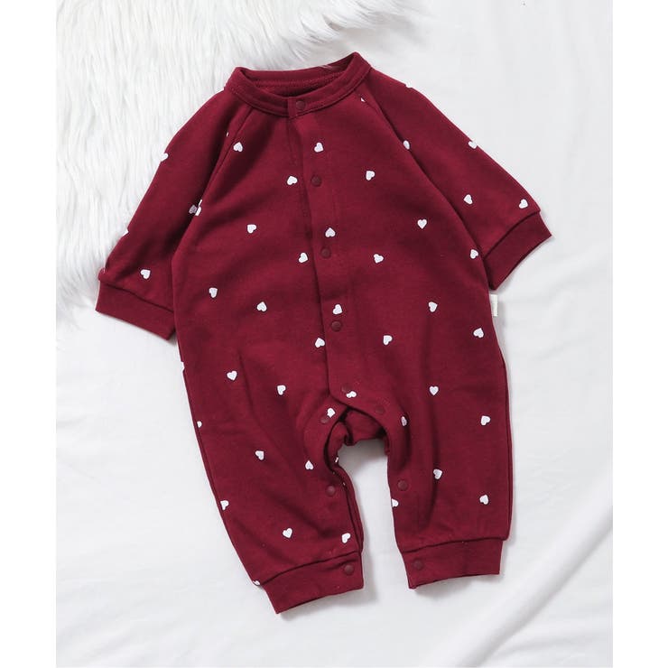 レッド | WEB限定 裏毛4柄カバーオール | F.O.Online Store