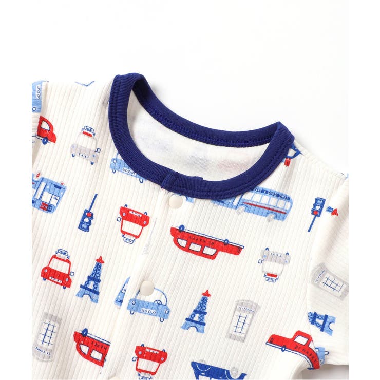 リブ総柄カバーオール | F.O.Online Store | 詳細画像4 