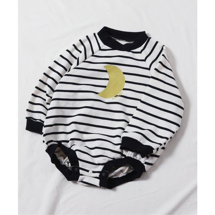 ボーダー柄 | WEB限定 ラグランスリーブボディースーツ | F.O.Online Store