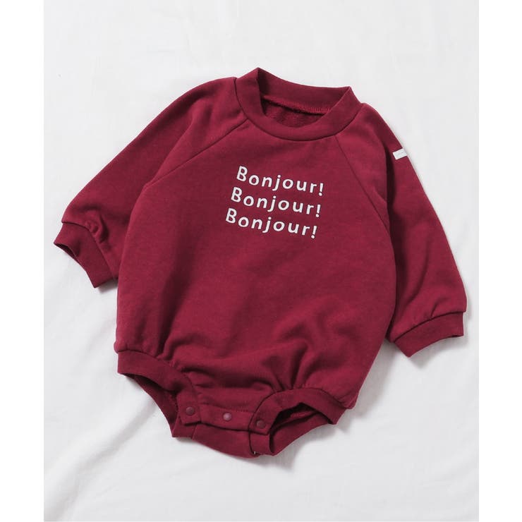 レッド | WEB限定 ラグランスリーブボディースーツ | F.O.Online Store