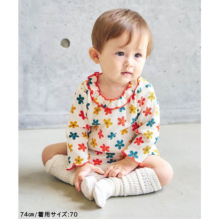 【リンク】ワッフルアソート襟フリルボディースーツ  | F.O.Online Store | 詳細画像12 